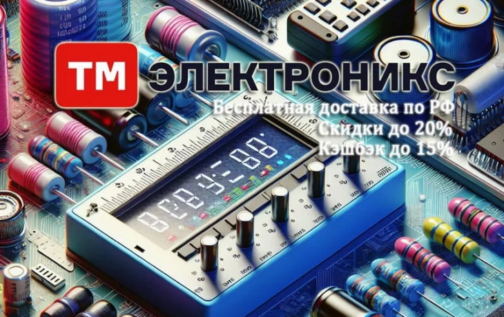 Скидки на радиокомпоненты в ТМ Электроникс Скидки на радиокомпоненты в ТМ Электроникс